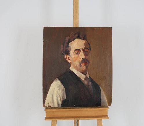 Nicolaas Pieneman (1880-1938) - Zelfportret, Antiek en Kunst, Kunst | Schilderijen | Klassiek