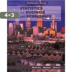 Statistics for Business and Economics 9780139505454, Boeken, Verzenden, Gelezen, P.George Benson