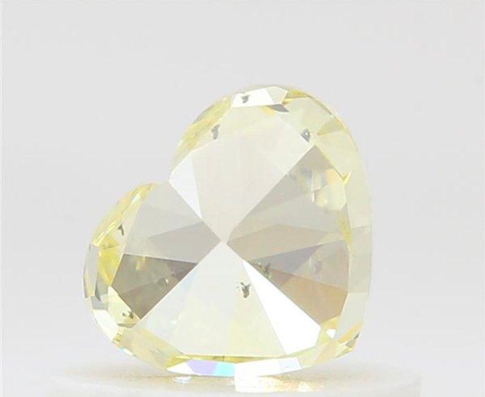 1 pcs Diamant (Natuurlijk gekleurd) - 0.51 ct - Hart - Fancy, Bijoux, Sacs & Beauté, Pierres précieuses