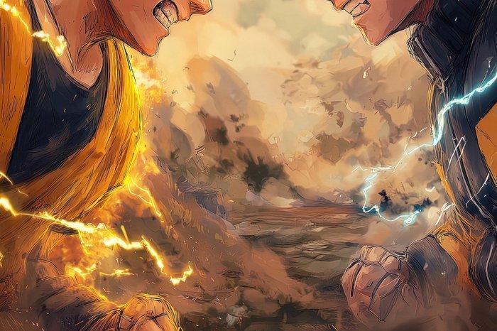 Canvas Fit - Alberto Ricardo - Gokus y Naruto, duelo de, CD & DVD, DVD | Films d'animation & Dessins animés