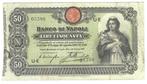 Italië, Bank van Napels - 50 Lire 22/10/1903 Industria R3, Postzegels en Munten, Munten | Nederland