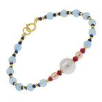 Zonder Minimumprijs - Armband - 18 karaat Geel goud Parel -, Handtassen en Accessoires, Armbanden, Nieuw