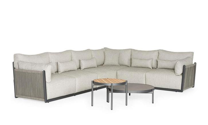 Suns Sorrento loungeset soft grey rechts SALE |, Tuin en Terras, Tuinsets en Loungesets