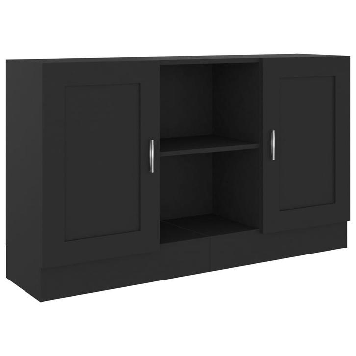 Opbergkast Zwart 120cm | Retour Deal | Praktisch & Goedkoop, Huis en Inrichting, Kasten | Dressoirs, 100 tot 150 cm, 25 tot 50 cm