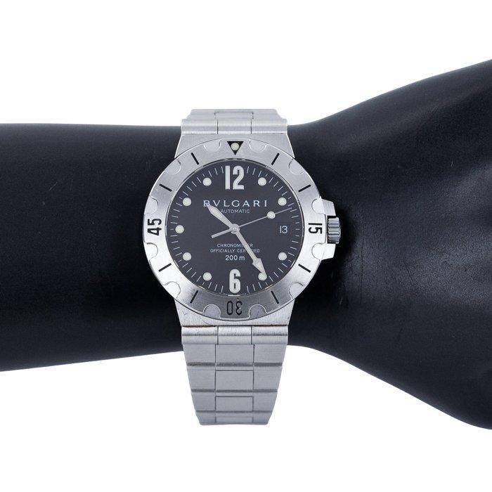 Bvlgari - Diagono - Zonder Minimumprijs - SD38S - Heren -, Handtassen en Accessoires, Horloges | Heren