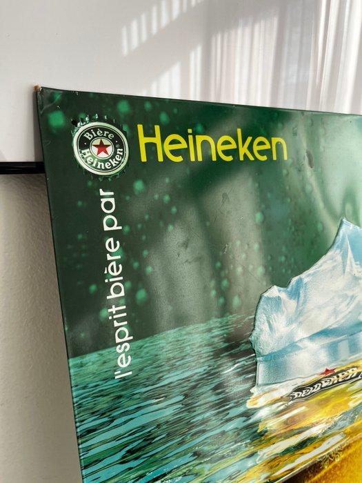 Panneau publicitaire Heineken d’époque – 1995 – « L’esprit, Antiquités & Art, Antiquités | Assiettes décoratives & Carrelages