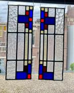 Glas-in-loodraam (2) - 1950-1960, Antiek en Kunst, Curiosa en Brocante