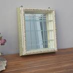 Vitrine - da muro - Hout, Glas - spiegel, matglas