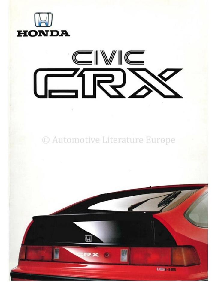 1988 HONDA CIVIC CRX BROCHURE NEDERLANDS, Boeken, Auto's | Folders en Tijdschriften