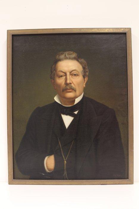Friedrich Emil Klein (1841-1921) - Porträt, Antiek en Kunst, Kunst | Schilderijen | Klassiek