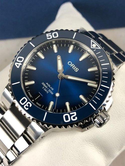 Oris - Aquis Date Calibre 400 Automatic - Zonder, Handtassen en Accessoires, Horloges | Heren