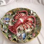 Schotel - Palissy Majolica Lobster Plate Realistic Clams, Antiek en Kunst