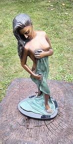 sculptuur, lovely lady - 44 cm - Brons