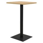 vidaXL Table de bistro Couleur chêne 78,5x78,5x107 cm, Verzenden, Neuf