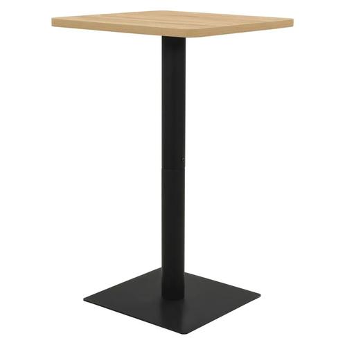 vidaXL Table de bistro Couleur chêne 78,5x78,5x107 cm, Maison & Meubles, Tables | Tables à manger, Neuf, Envoi