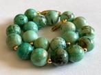 18 carats (750) or - Turquoises péruviennes - Bracelet, Antiquités & Art