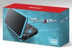 New Nintendo 2DS XL Blauw/Zwart in Doos (Nette Staat & Kr..., Ophalen of Verzenden, Zo goed als nieuw