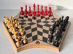 Jeu déchecs - Three Player Chess Game - Bois
