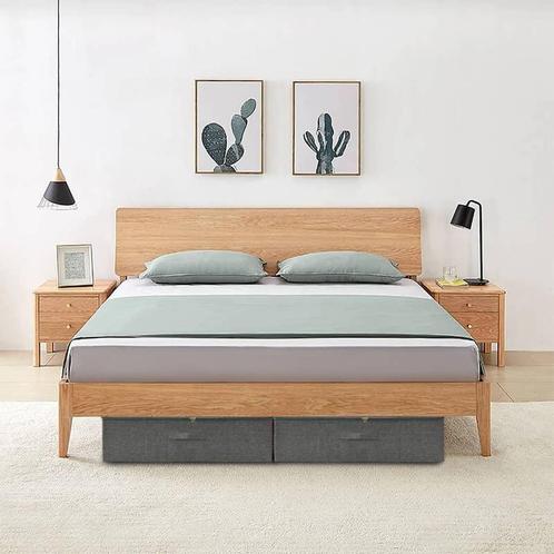 vidaXL Opbergboxen 2 st 70x40x18 cm stof antracietkleurig, Doe-het-zelf en Bouw, Kratten en Dozen, Nieuw, Verzenden