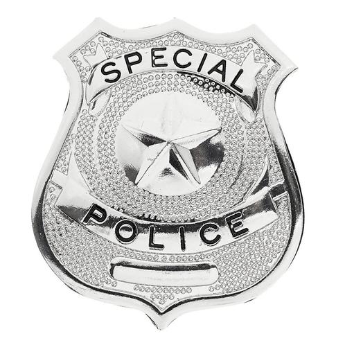 Politie Badge, Hobby en Vrije tijd, Feestartikelen, Nieuw, Verzenden