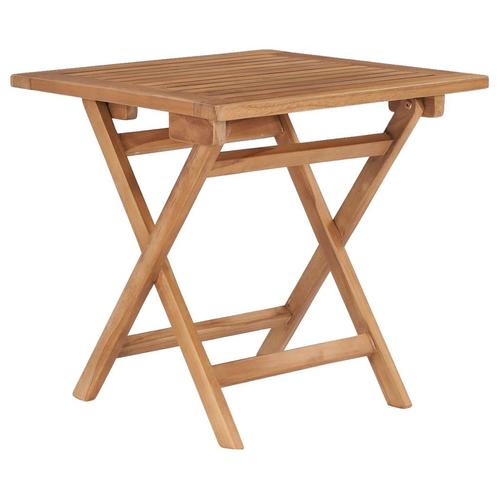 vidaXL Table pliable de jardin 45x45x45 cm Bois de teck, Tuin en Terras, Tuinsets en Loungesets, Verzenden