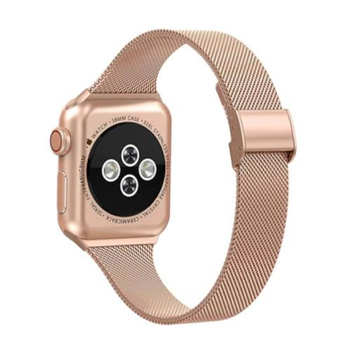 Milanees Mesh Bandje voor iWatch 38mm - Metalen Luxe Armband, Handtassen en Accessoires, Smartwatches, Nieuw, Verzenden