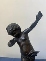 Beeld, Jongetje - 25 cm - Brons, Antiek en Kunst