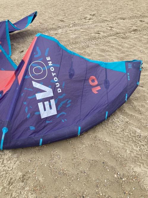 Duotone Kite Evo 10 2024, Watersport en Boten, Kitesurfen, Kite, Gebruikt, 10 m²