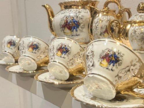 Italiaans Servies - Service à thé (15) - Céramique,, Antiek en Kunst, Antiek | Meubels | Tafels