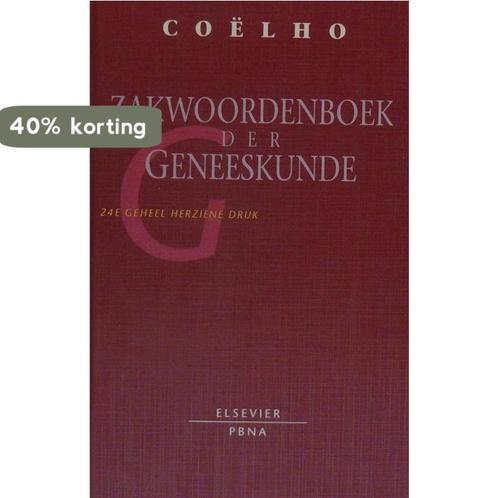 ZAKWOORDENBOEK GENEESKUNDE (24E DR) 9789062282180 Coelho, Boeken, Schoolboeken, Gelezen, Verzenden