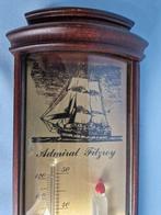 Weerstation - Hout - Stormglas barometer