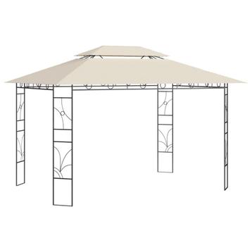 vidaXL Prieel 160 g/m² 4x3x2,7 m crèmekleurig, Verzenden