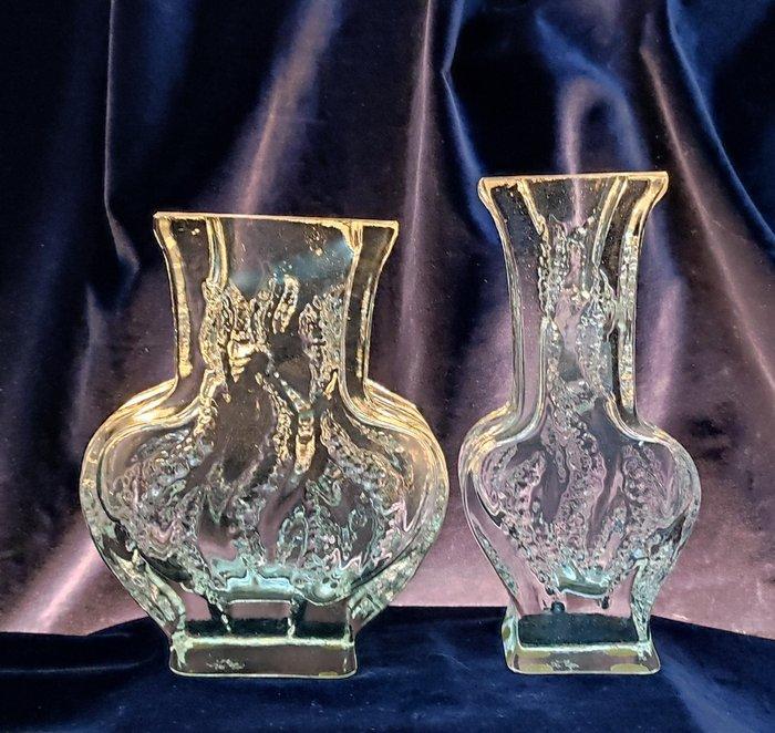 Ingrid Glashütte - Kurt Wokan - Vaas (2) - IG 3085, IG 3086, Antiek en Kunst, Curiosa en Brocante