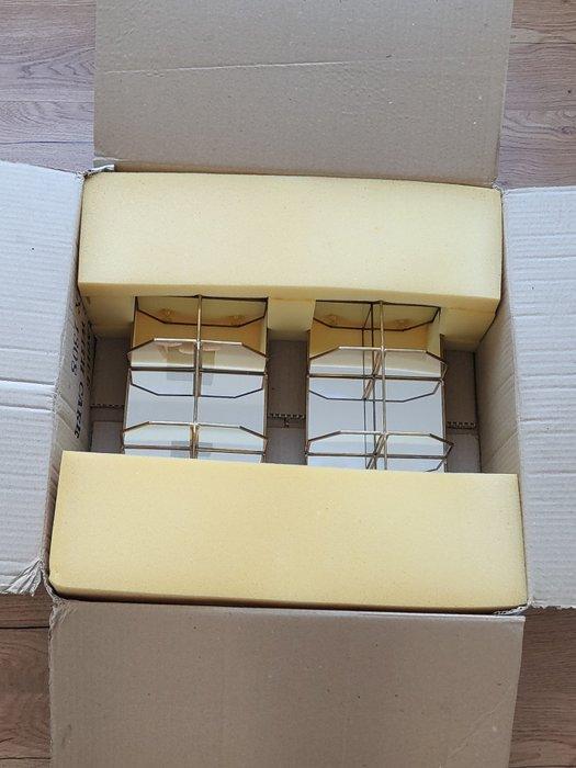 Ensemble de 2 vitrines en Verre et Laiton avec Emballage, Antiek en Kunst, Kunst | Designobjecten