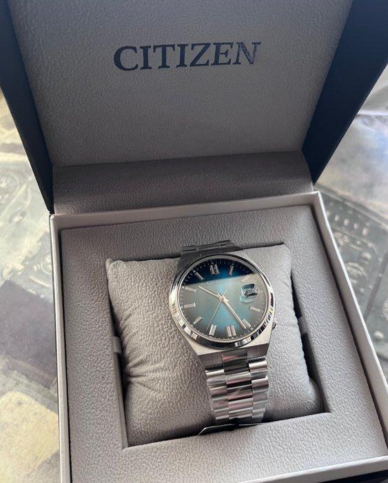 Citizen - Custom: Citizen Automatic (teal gradient dial) -, Handtassen en Accessoires, Horloges | Heren