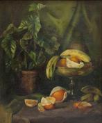 F. A. Hollands (XIX-XX) - Natura morta con coppa di frutta, Antiek en Kunst