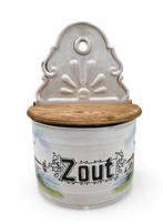 Koffiepot - Emaille, Staal - Zoutpot, Antiek en Kunst