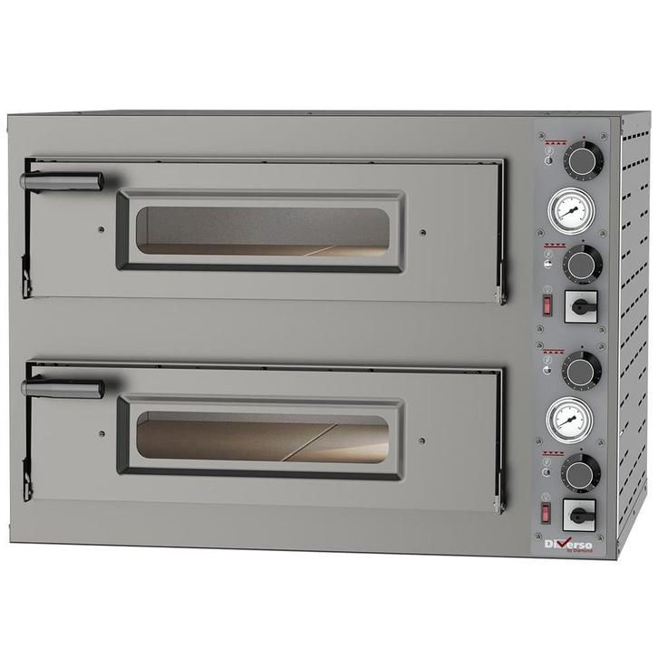Pizzaoven | OUTLETMODEL | 4+4 Ø33cm  | 400V | 9.4kW |, Zakelijke goederen, Horeca | Keukenapparatuur, Nieuw in verpakking, Verzenden