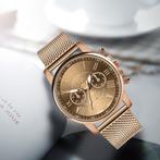 Luxe Horloge voor Dames - Modieus Kwarts Uurwerk Mesh Bandje, Nieuw, Verzenden, Geneva