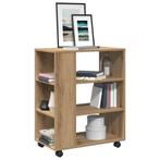 vidaXL Rolkast 60x35x75 cm bewerkt hout artisanaal, Huis en Inrichting, Kasten | Overige, Verzenden, Nieuw