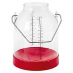 Melkemmer 30 l met schaalver- deling rood, beugelhoogte 143