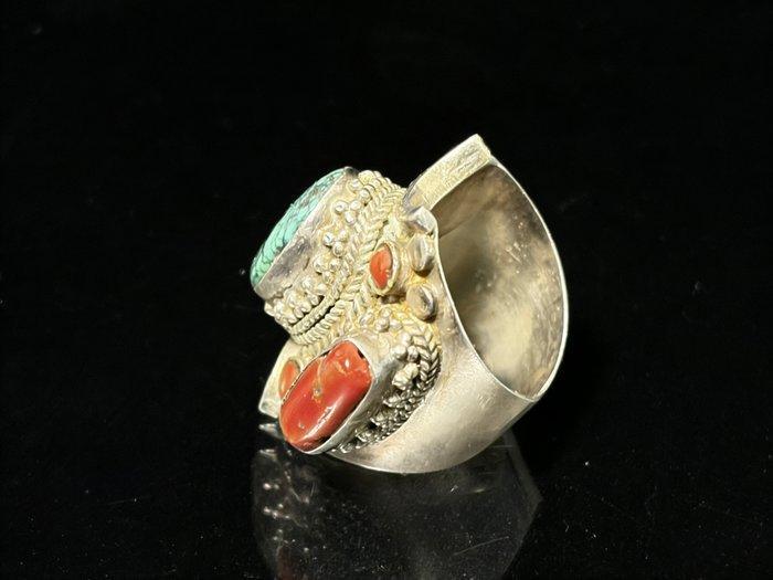 Ring - Zilver - China, Antiek en Kunst, Antiek | Overige Antiek