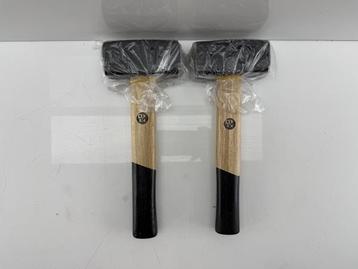 Veiling - 2x Moker | 1000GR met houten steel beschikbaar voor biedingen