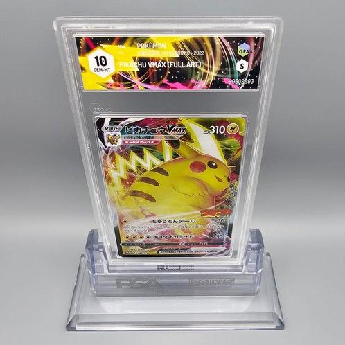 Corocoro Pikachu Vmax (Promo) Full Art Graded card - Graad, Hobby en Vrije tijd, Verzamelkaartspellen | Pokémon