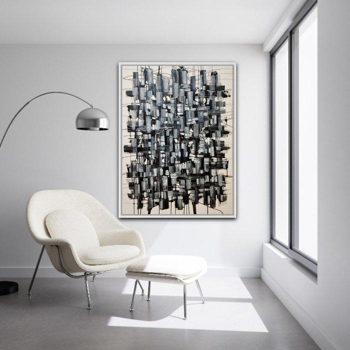 Natia Antadze - Abstrakte Komposition - XXL, Antiek en Kunst, Kunst | Schilderijen | Modern