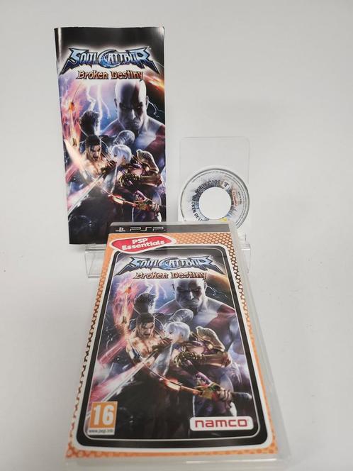 Soulcalibur Broken Destiny Essentials PSP, Games en Spelcomputers, Games | Sony PlayStation Portable, Zo goed als nieuw, Ophalen of Verzenden