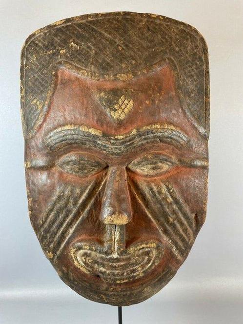 Masque ANCIEN Rare & Urhobo Erhi - Bois - Nigeria, Antiek en Kunst, Kunst | Niet-Westerse kunst