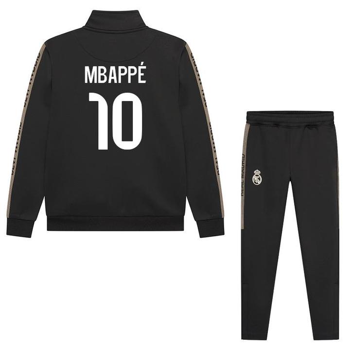Mbappe Real Madrid Trainingspak - 2025-2026 - Zwart - Kind, Sports & Fitness, Football, Envoi