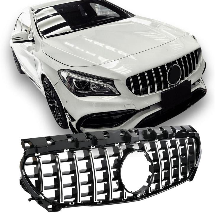 Sport Grille geschikt voor Mercedes C117 CLA-Klasse PANAMERI, Auto diversen, Auto-accessoires, Verzenden