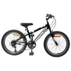 vidaXL Mountainbike 24 Inch 6-Speed voor 8-12 jaar oud Zwart, Fietsen en Brommers, Verzenden, Nieuw